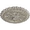 Ekena Millwork Lariah Ceiling Medallion (Fits Canopies up to 1 3/8"), 24 3/4"OD 1 3/8"ID x 3 1/4"P, Pearl White CM24LAPWS - alternate 4